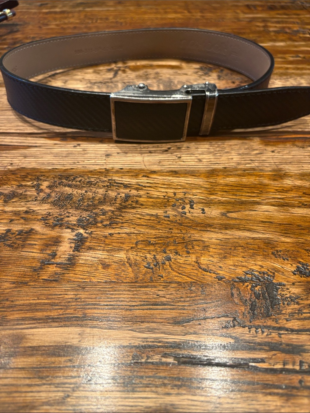 Nextbelt Tan Leather Hole-less Belt